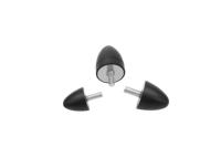 Patins anti-vibration industriels en caoutchouc avec noyau métallique et fixation par vis, amortisseurs pour machines CNC, générateurs et compresseurs