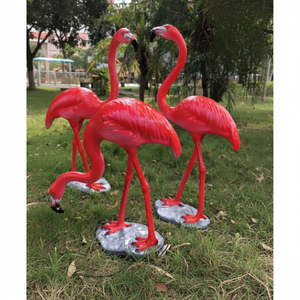 Lámpara de Jardín LED 3D con Forma de Flamenco, Personalizada, IP65, Estructura de Resina Transparente y Fibra de Vidrio, para Exteriores, Navidad, Césped, Festivales - Product Image 1