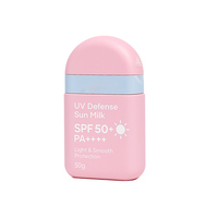 Style briquet entièrement personnalisé 50ml rose Flip Cap plat ovale HDPE en plastique Squeeze Tube bouteille conteneur pour crème solaire