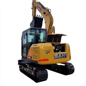 Excavadora de cadenas SY75C de alta calidad a bajo precio, excavadora hidráulica de 7.5 toneladas para construcción - Product Image 1