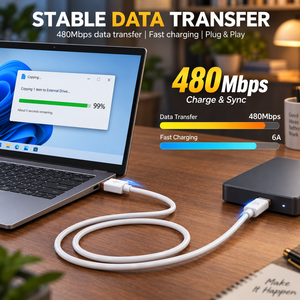 Cable de <span class=keywords><strong>Carga</strong></span> Ultra Rápida USB Tipo C de 6A y 120W para Xiaomi, <span class=keywords><strong>Realme</strong></span>, Poco - Product Image 3