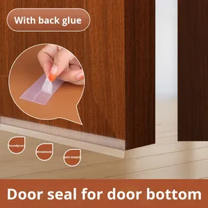 Cửa dưới niêm phong dải tự dính Acrylic ủng hộ polyester không thấm nước dày 1mm Windproof cách âm che khoảng cách niêm phong - Product Image 3