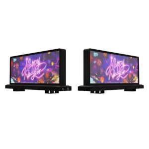 Pantalla LED P4 Programable para Techo de Taxi, Pantalla LED para Publicidad en el Techo del Automóvil, Señalización Digital LED - Product Image 2