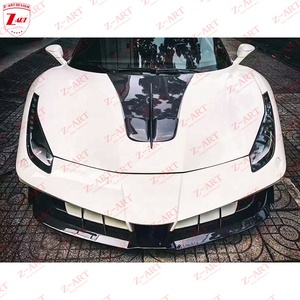 Kit Spoiler Z-ART Stile MS 488 per <span class=keywords><strong>Ferrari</strong></span>, Kit Spoiler in Fibra di Carbonio per <span class=keywords><strong>Ferrari</strong></span> 488 2015+, Kit Carrozzeria Aerodinamico in Fibra di Carbonio - Product Image 2