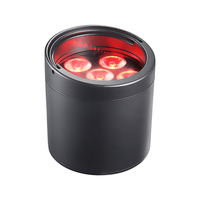 Projecteur LED sans fil étanche 6x18W RGBWA UV 6-en-1 sur batterie avec application Wi-Fi DMX512 pour scène, mariage, DJ, bar