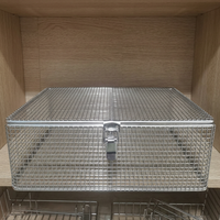 Plateau en treillis métallique carré en acier inoxydable 304 316 personnalisé en usine pour séchage, déshydratation, drainage, refroidissement, support en filet, antirouille