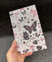 FONLYU 190*120mm Películas traseras transparentes con estampado cloisonné 3D para iPhone 17 Pro Max, pegatinas decorativas para máquina de corte plotter
