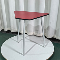 Meubles scolaires modernes en métal en gros, bureau d'étude combiné à hauteur fixe, style table pour bibliothèque, maison ou atelier