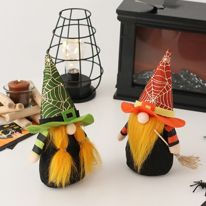 Decoraciones <span class=keywords><strong>de</strong></span> Halloween para el Hogar, Muñeca <span class=keywords><strong>de</strong></span> Bruja Anciana sin Rostro con Diseño <span class=keywords><strong>de</strong></span> Calabaza, Adornos <span class=keywords><strong>de</strong></span> Tela <span class=keywords><strong>de</strong></span> Seda - Product Image 2