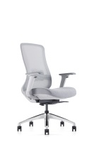 Chaise de bureau ergonomique en maille réglable, dossier haut, personnalisable avec logo, pour manager et cadre, vente en gros, usine de Foshan
