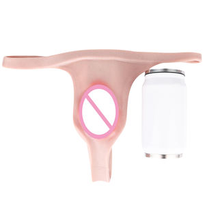 FAAK Silikon Realistische <span class=keywords><strong>Vagina</strong></span> Höschen Einführ bare Riemen Pussy Transgender Höschen für Homosexuell Paar Cross dressing Rollenspiel - Product Image 2