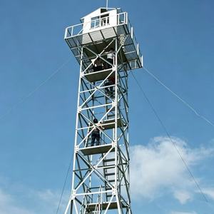 <span class=keywords><strong>Torre</strong></span> de Observación Galvanizada de 4 Patas Resistente al Viento para Exteriores, de 12m-35m, para Comunicaciones en Condiciones Climáticas Extremas - Product Image 2