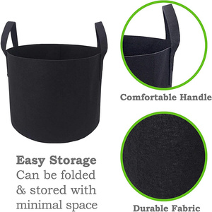 TAK 3/5/7/10 15 20 25 30 Gallon Root Grow Garden Pots Felt Plant <strong>Bag</strong> Grow <strong>Bags</strong> - Product Image 3