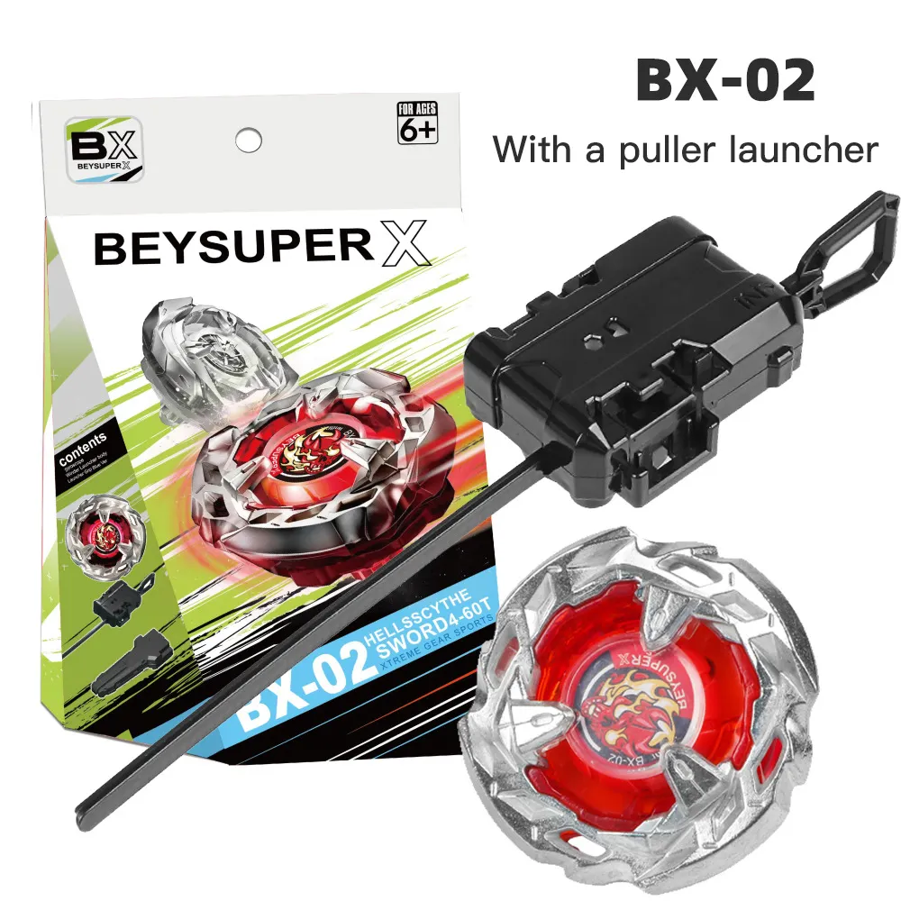 Metal Fusion Rapidity Beyblades juguetes venta al por mayor personalizado Burst Bey Battling Super Spinning Tops Blades estadio aleación Gyro para niños