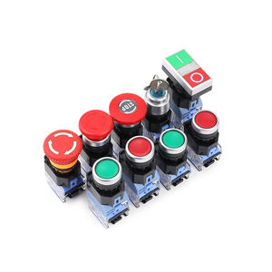 LA38-11D-R interrupteurs à <span class=keywords><strong>bouton</strong></span>-<span class=keywords><strong>poussoir</strong></span> lumineux à <span class=keywords><strong>ressort</strong></span>, verrouillage momentané, verrouillage plat, 1No 1Nc, arrêt <span class=keywords><strong>d</strong></span>'urgence, 22mm, Led - Product Image 4