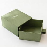 Boîte à tiroir en papier rigide avec laminage mat, taille personnalisée, très vendue, pour emballage de cadeaux de mariage
