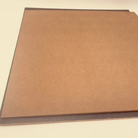 Couleurs personnalisables Revêtement en mélamine double face Panneau MDF 2440x1220x12mm Norme moderne étanche à l'humidité E1 formaldéhyde