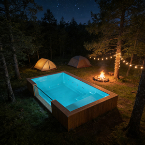 Above-Ground Pool Design with <b>UV</b> Resistant Durable Easy Install Features Energy-Saving Low-Wattage <b>Filter</b> Pump System - Product Image 2