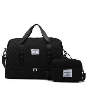 Custom Large Capacity Fashionable Waterproof Oxford Crossbody Fitness Bag Portable Outdoor Dry Wet Separation <b>Light</b> Weight - Product Image 3