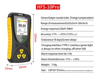 AIKESI HFS-10Pro Nuclear Radiation Detector Semiconductor Sensor Portable Alpha Radiation Tester 0.05Sv/h-10mSv/h Measuring