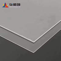 Plaques en plastique transparentes importées HUASHUAITE Virgin Lucite de 4 mm d'épaisseur, feuilles acryliques flexibles en PMMA pour diffuseur de lumière LED