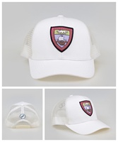 Casquette de camionneur unisexe à 6 panneaux en suède et mousse, avec logo personnalisé et broderie 3D de haute qualité, style sport et mode