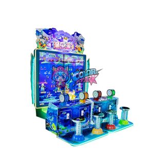 Máquina Simuladora de Pesca para 4 Personas, Operada con Monedas, Colorida, para Niños, para Centros de Juegos y Salas de Juegos - Product Image 4