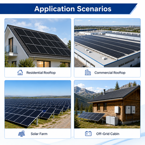 Monokristallines Solarmodul mit Halbzellen-Technologie, 120 Halbzellen, Schwarzer Aluminiumrahmen, Hochleistungs-PV-Modul für Hausdach-Stromsysteme - Product Image 5