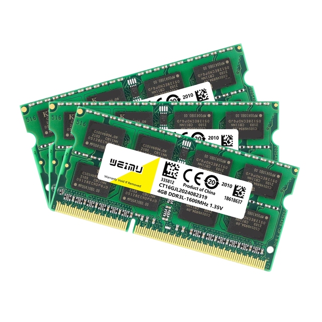 DDR3 DDR3L 4GB 8GB Laptop Memory Module Ram PC3 1.5V 1333 1600 1866Mhz PC3L 1.35V 8500 10600 12800 Sodimm Notebook Memoria Ram