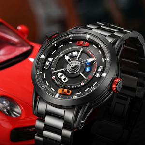 Montre à Quartz Créative pour Homme avec Cadran Rotatif, Style Sportif Modifié 911, pour le Dropshipping et la Vente en Gros - Product Image 3