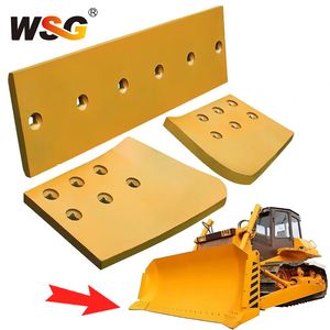 WSG Personnalisé pour Style : Lame de coupe <span class=keywords><strong>DBF</strong></span> 9W4500 à 7 trous pour godet de chargeuse sur pneus, en acier 30MnB HRC42-49, certifié ISO9001 - Product Image 1