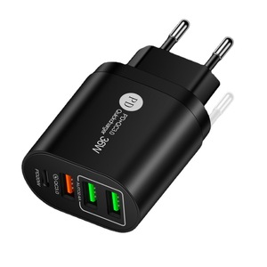 Hot Sản phẩm mới LED PD 36 Wát + QC 3.0 2.4A kép USB sạc nhanh điện thoại di động sạc đa cổng USB với Type-C sạc du lịch - Product Image 2