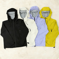 Vente en gros de coupe-vent de haute qualité pour hommes et femmes, tissu à trois couches, technologie imperméable, anti-UV, pour l'extérieur