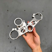 Collier de fourche triple en aluminium CNC pour moto, pièces de course usinées sur mesure, pièces de moto OEM