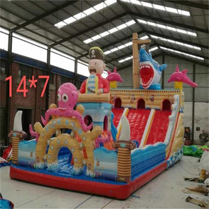 Château gonflable miniature personnalisé en PVC pour enfants, modè<span class=keywords><strong>le</strong></span> d'exportation chinois, produit mobile - Product Image 4