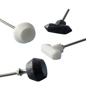 Boutons artisanaux personnalisables en résine ronde écologique, modelés à la main, pour la décoration de la maison, de l'hôtel et du bureau, figurines DIY - Product Image 1