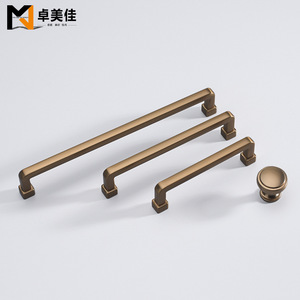 Takumi Ka – poignée de porte d'armoire minimaliste moderne en alliage de zinc, espacement des trous de 96mm, pour tiroir de garde-robe - Product Image 4
