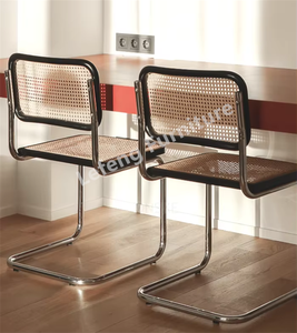 <span class=keywords><strong>Sedia</strong></span> da Pranzo di Lusso in Rattan Stile Western <span class=keywords><strong>Cesca</strong></span> in Canna per Giardino e Hotel Arredamento Moderno Mid-Century - Product Image 5