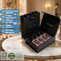 Boîte à parfum magnétique de luxe personnalisée, flacon de parfum vide de qualité supérieure 50 ml 100 ml avec boîte