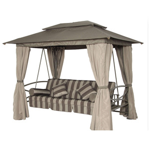 Fauteuil <span class=keywords><strong>suspendu</strong></span> en métal pour l'extérieur, balcon, intérieur, cour, 2 places, imperméable, mobilier d'extérieur - Product Image 5