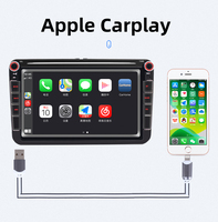 Autoradio BQCC OEM 8 pouces, CarPlay, Android, écran IPS, lien miroir pour AUX, FM, AM, USB pour Skoda Polo