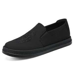 Zapatillas Deportivas de Piel Vacuna Genuina para Hombre, con Cordones, Transpirables, con Suela Gruesa Antideslizante, para Correr y Caminar - Product Image 2