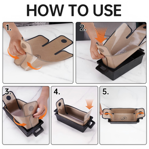 シリコン製パン型ライナー、再利用可能で焦げ付きにくいシリコン製パンスリング、9x5、9.5x5、10x5インチのパン型に適合 - Product Image 2