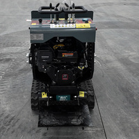 Mini-transporteur à chenilles auto-chargeur à essence avec livraison gratuite, mini-dumper à chenilles en caoutchouc pour la rénovation de la maison et le jardinage