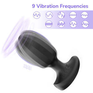 هزاز شرجي كهربائي يعمل بالتحكم عن بعد، لعبة سيليكون للنساء والرجال - Product Image 2