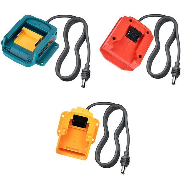 Battery Adapter for Starlink Compatible with Milwaukees Dewalts Mak Batteries with Power Cord for Starlink