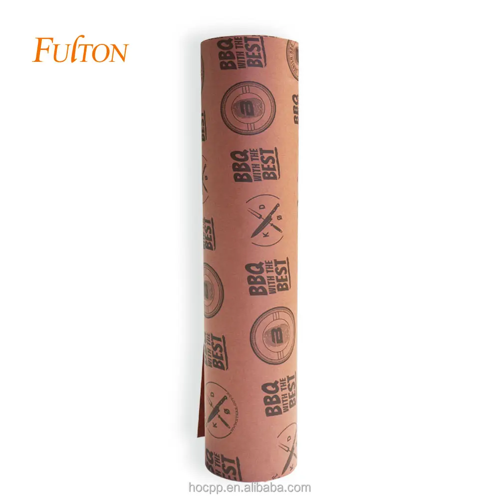 custom Pink color Butcher Paper for BBQ Fulton Biodegradable Waterproof Food Paper