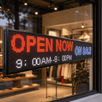 Panneau d'affichage LED programmable en gros, multicolore, pour les magasins de détail, les bars, les restaurants et les bureaux