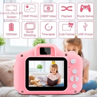 Mini caméra pour enfants avec écran HD 2,0 pouces 1080P, objectif grand angle 120° pour prendre des photos et filmer des vidéos - Cadeau d'anniversaire pour enfants