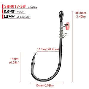 SHH017 esche viventi per gamberetti ami pesca <span class=keywords><strong>S</strong></span>,<span class=keywords><strong>M</strong></span>,L. Cerchio da pesca amo esca per gamberetti - Product Image 5